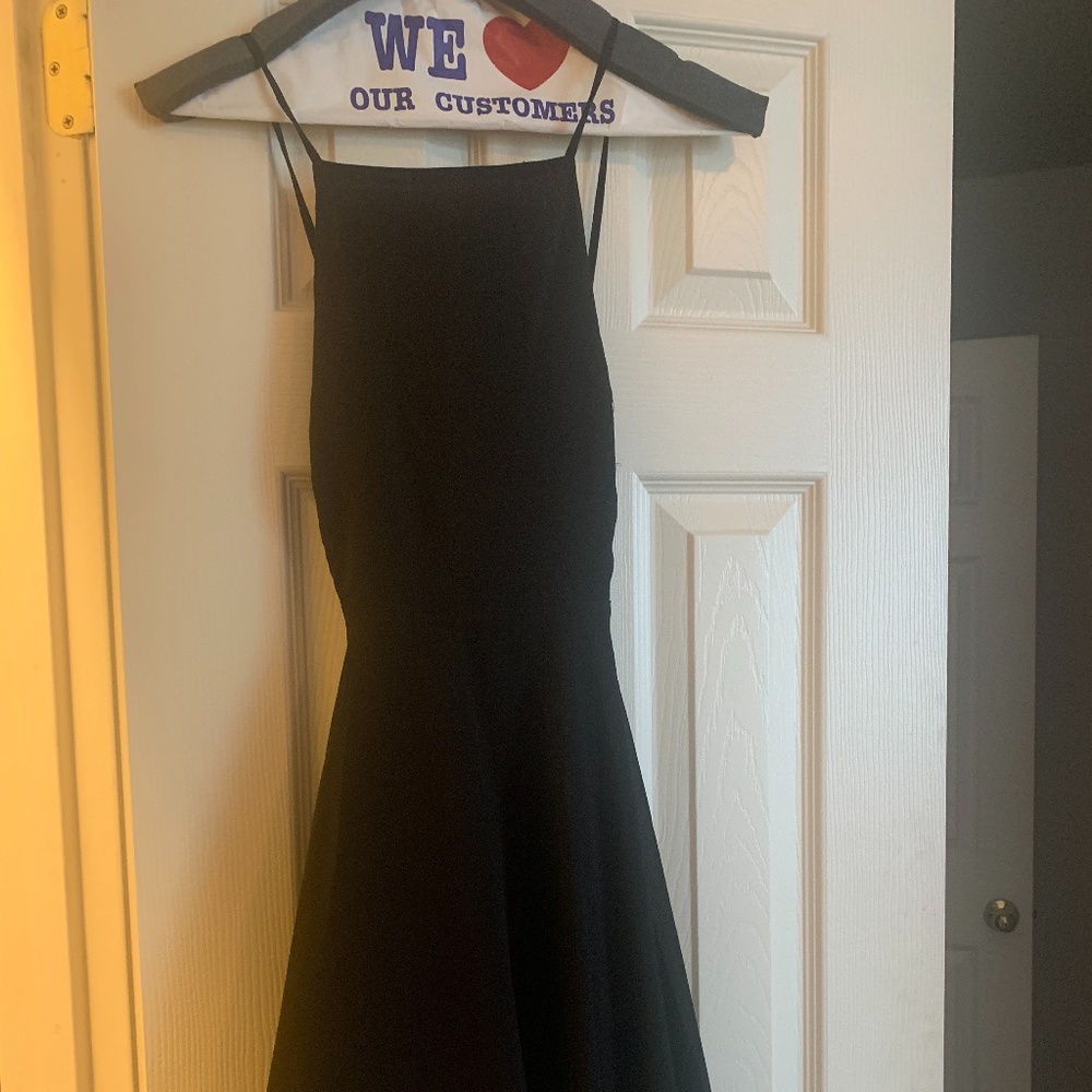 Simple black dress